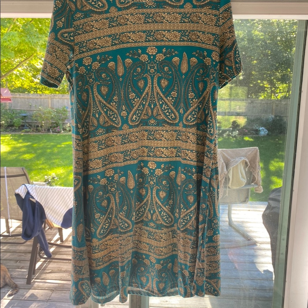 Bohemian style t shirt dress
